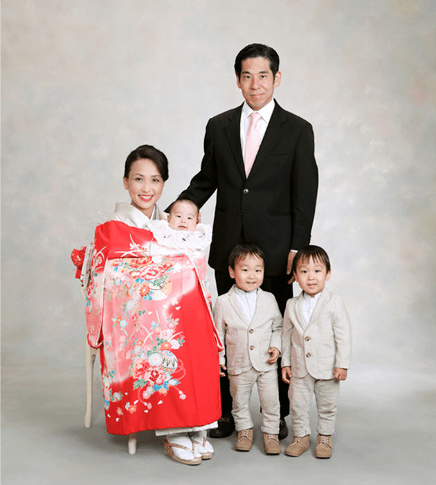 お宮参りのお衣装・着付け・記念写真